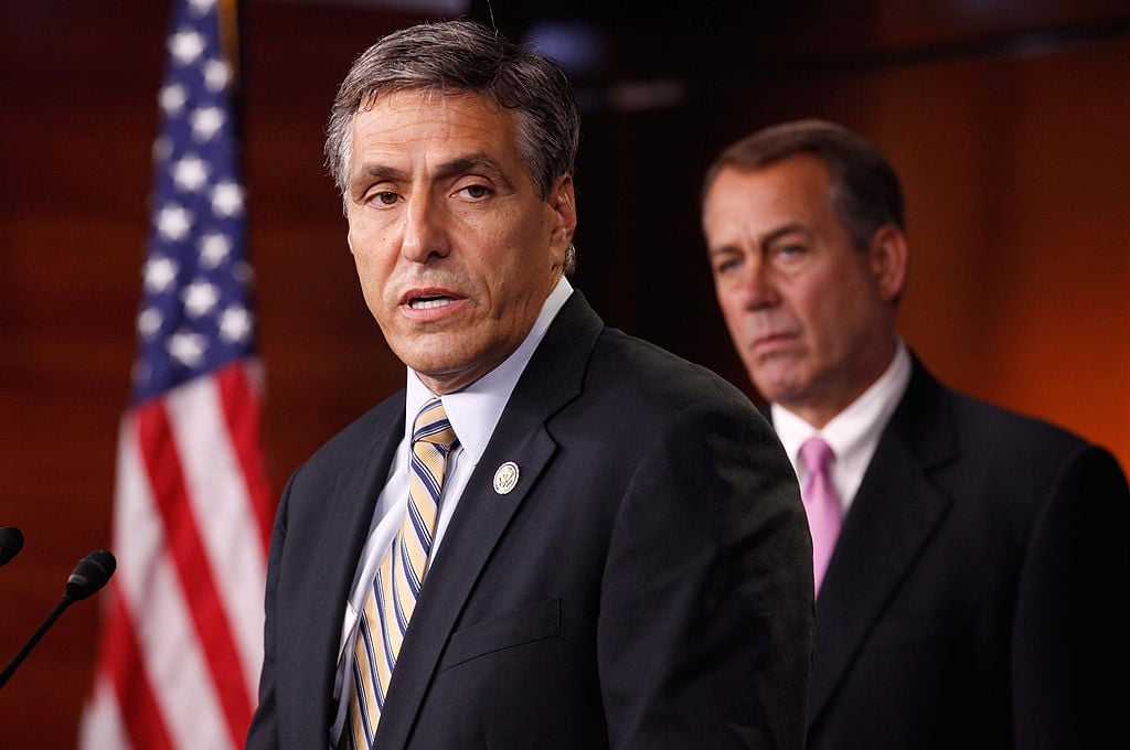 Lou Barletta speaks at a press conference on Capitol Hill on September 23, 2011 (Getty Images)