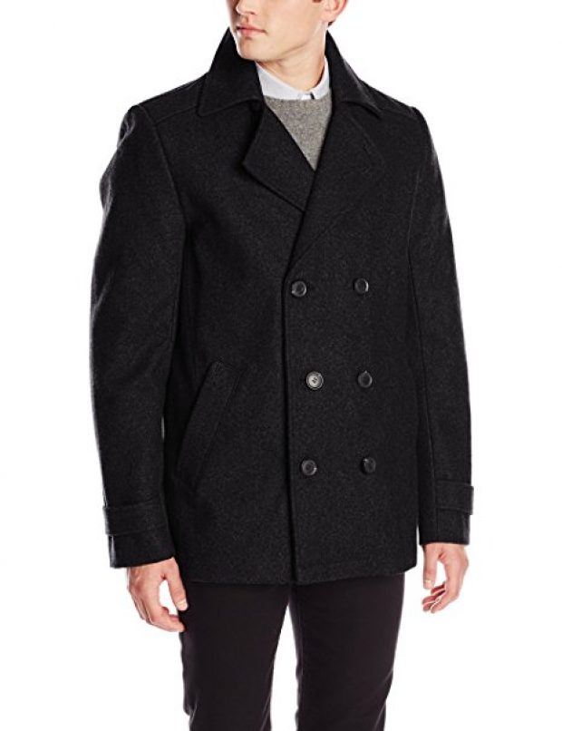 Normally $275, this pea coat is 72 percent off (Photo via Amazon)