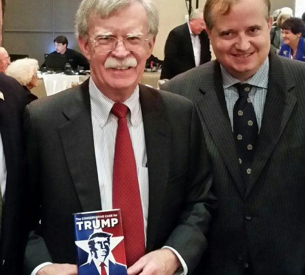 The author with Amb. John Bolton. 