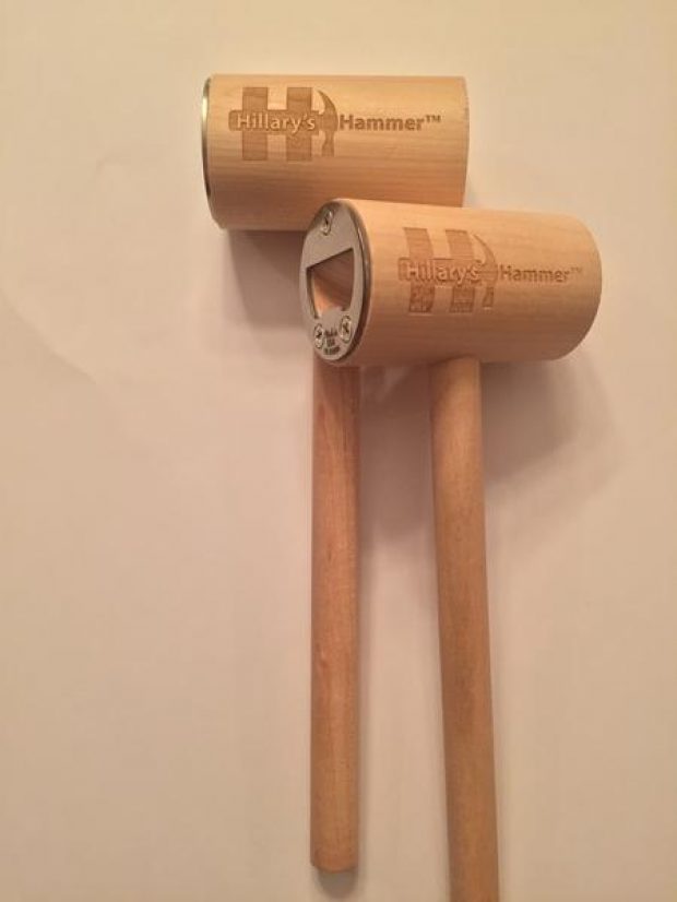 This is a crab mallet and bottle opener (HillarysHammers.com)