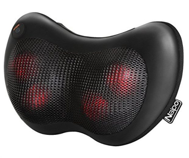You can get this neck pillow massager for 25 percent off - or $10 - with this exclusive code (Photo via Amazon)
