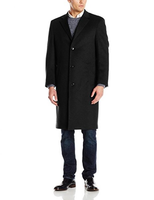 Normally $500, this cashmere top coat is 69 percent off (Photo via Amazon)
