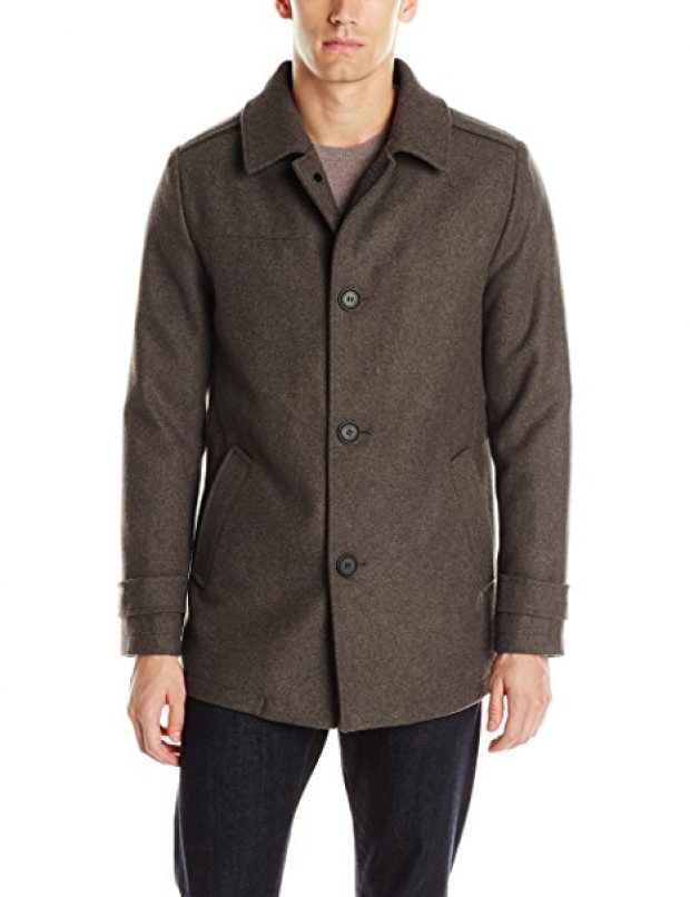 Normally $265, this wool car coat is 74 percent off (Photo via Amazon)