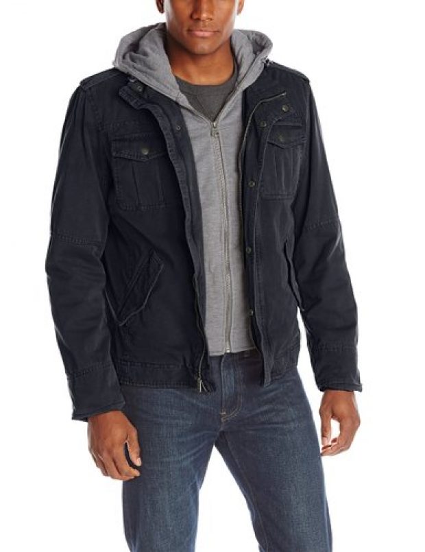 Normally $220, this jacket is 75 percent off. You can get it in navy, olive, khaki or black (Photo via Amazon)
