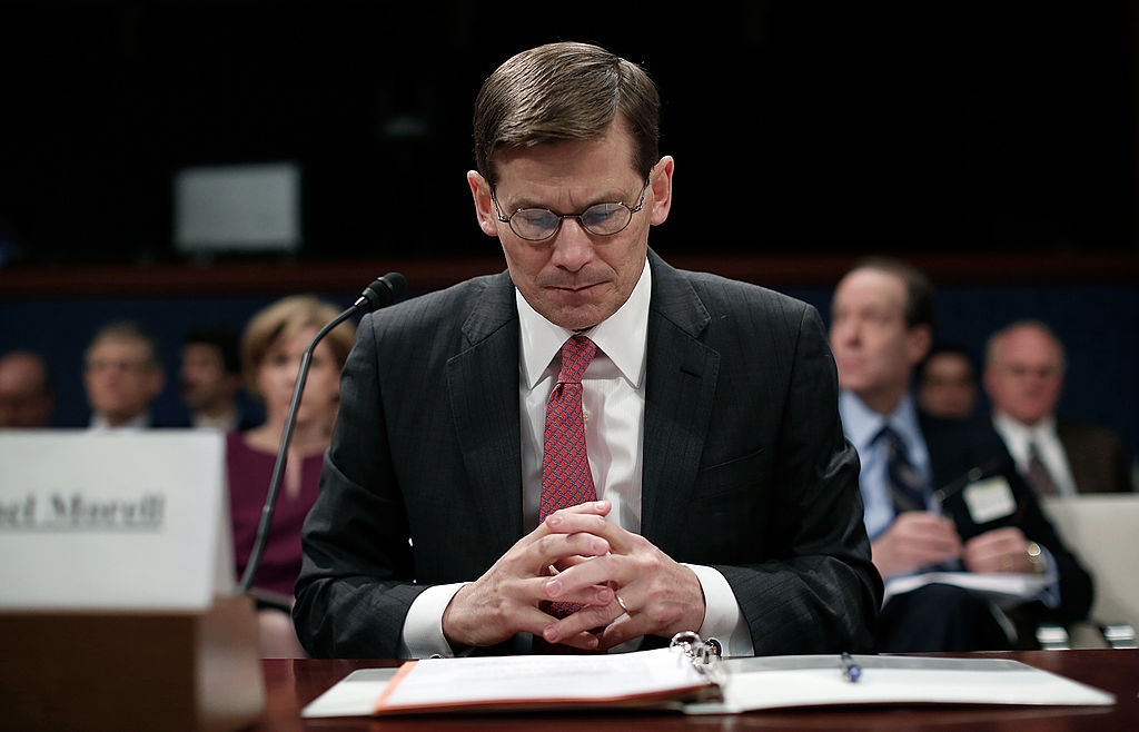 Michael Morell testifies before the House Select Intelligence Committee on April 2, 2014 (Getty Images)