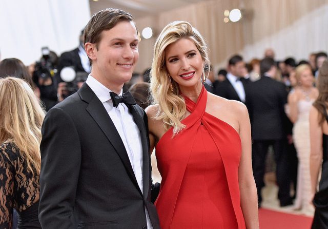 Jared Kushner and wife Ivanka Trump attend the 'Manus x Machina: Fashion In An Age Of Technology' Costume Institute Gala at Metropolitan Museum of Art on May 2, 2016 in New York City. (Photo by Mike Coppola/Getty Images for People.com)