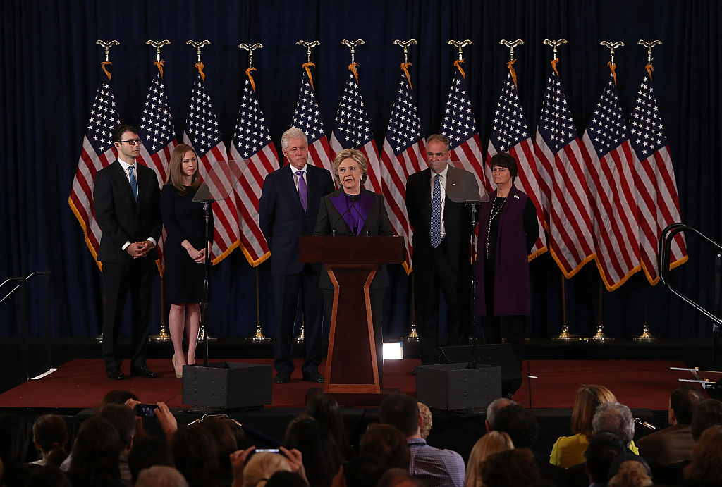 Hillary Clinton concedes the 2016 presidential election (Getty Images)
