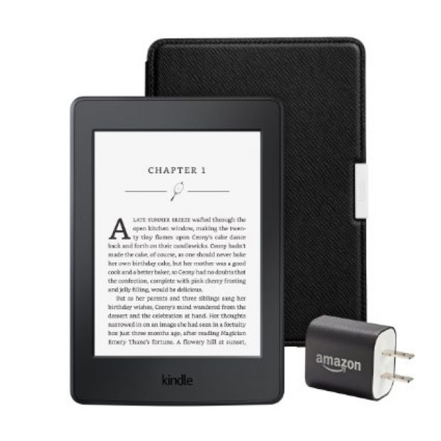 Normally $180, the Paperwhite bundle is 33 percent off today - the normally price of just the Kindle Paperwhite (Photo via Amazon)