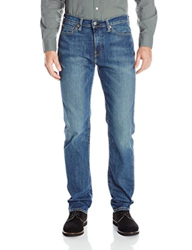 Normally $60, these straight motion stretch jeans are 49 percent off (Photo via Amazon)
