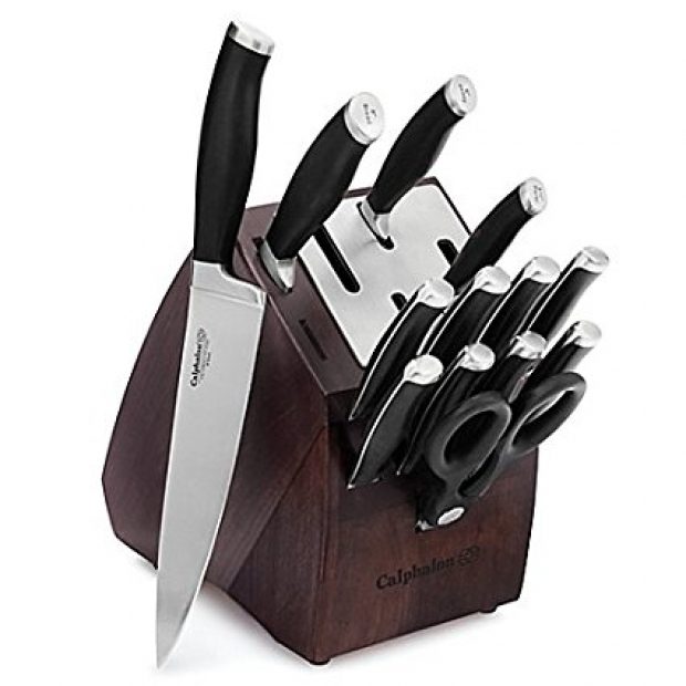 Normally $210, this 14-piece knife set is 40 percent off today (Photo via Amazon)