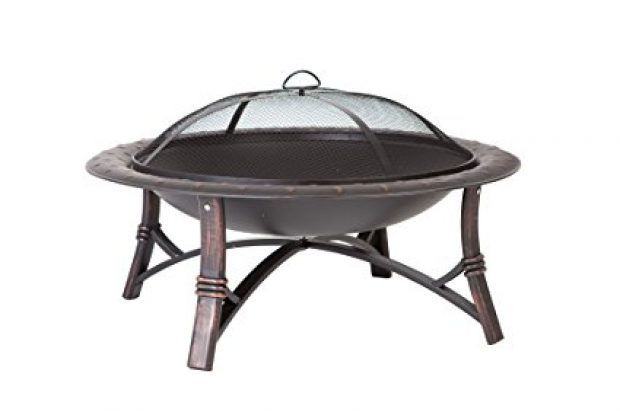 Normally $130, this Roman fire pit is 56 percent off today (Photo via Amazon)