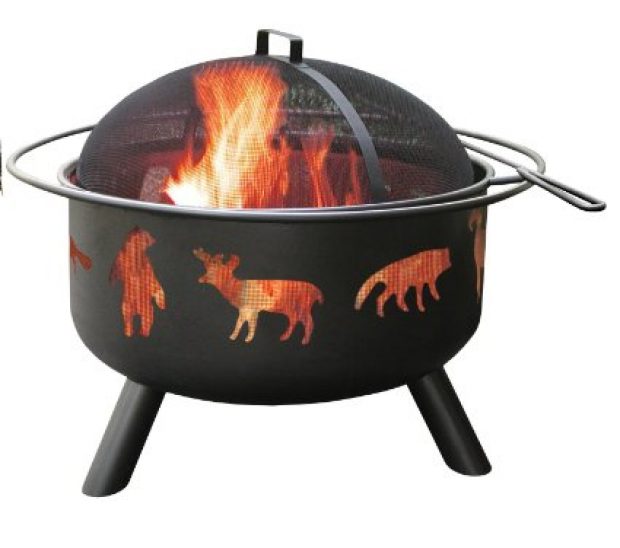 Normally $150, this fire pit is 37 percent off (Photo via Amazon)