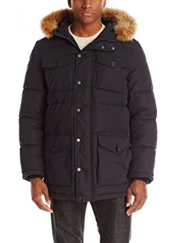 Normally $300, this hooded parka is 76 percent off (Photo via Amazon)