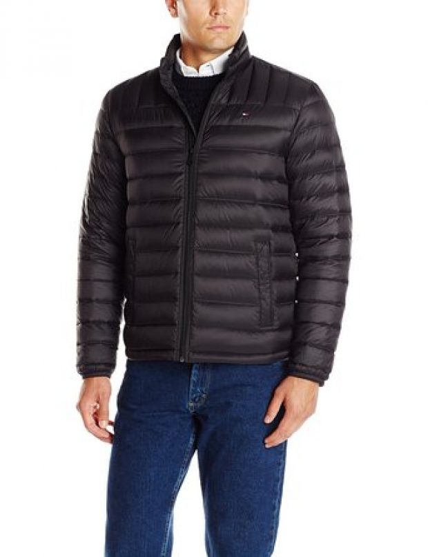 Normally $200, this Tommy Hilfiger jacket is 73 percent off today. It is available in 14 different colors (Photo via Amazon)