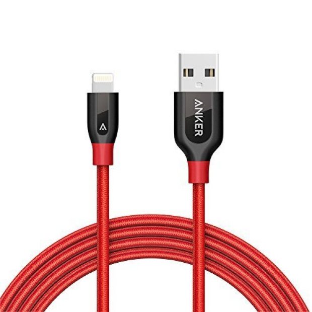 Normally $40, this 4.6-star lightning cable is 68 percent off today (Photo via Amazon)