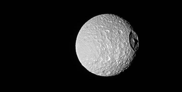 Saturn's icy moon Mimas NASA/JPL-Caltech/Space Science Institute