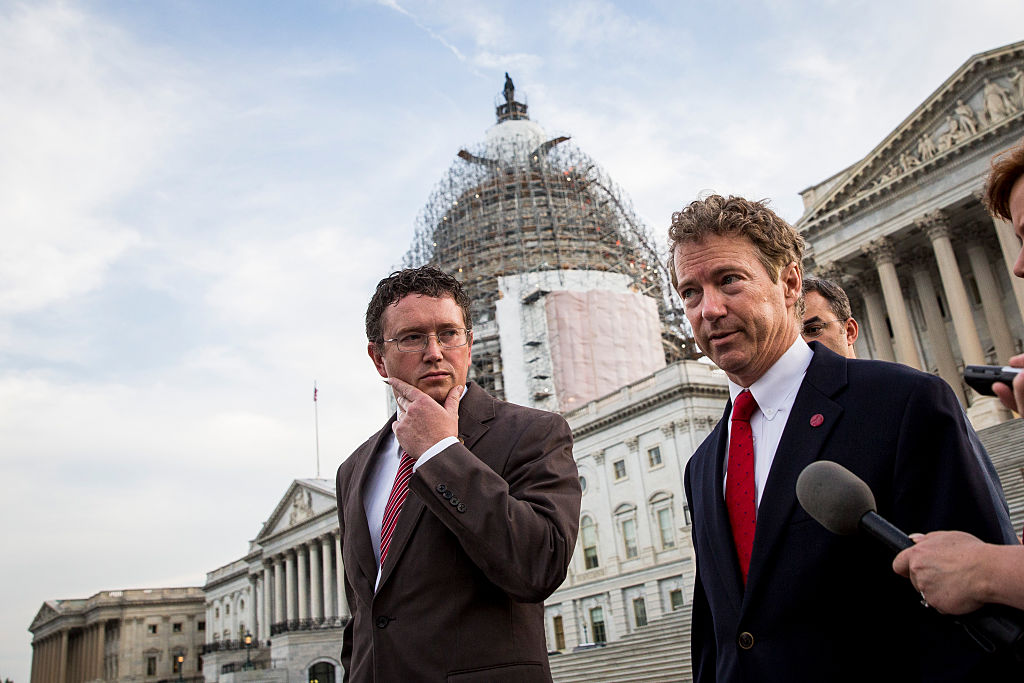 Thomas Massie and Rand Paul (Getty Images)
