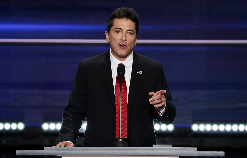 Scott Baio speaks at the RNC. (Photo by Alex Wong/Getty Images)