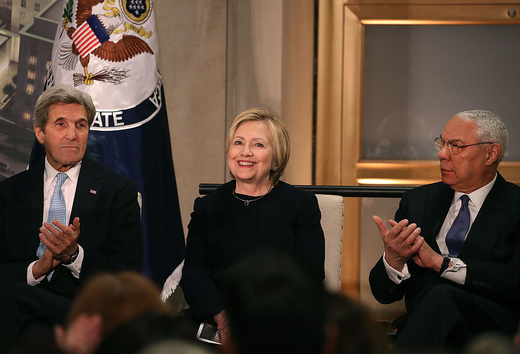 John Kerry, Hillary Clinton, Colin Powell (Getty Images)