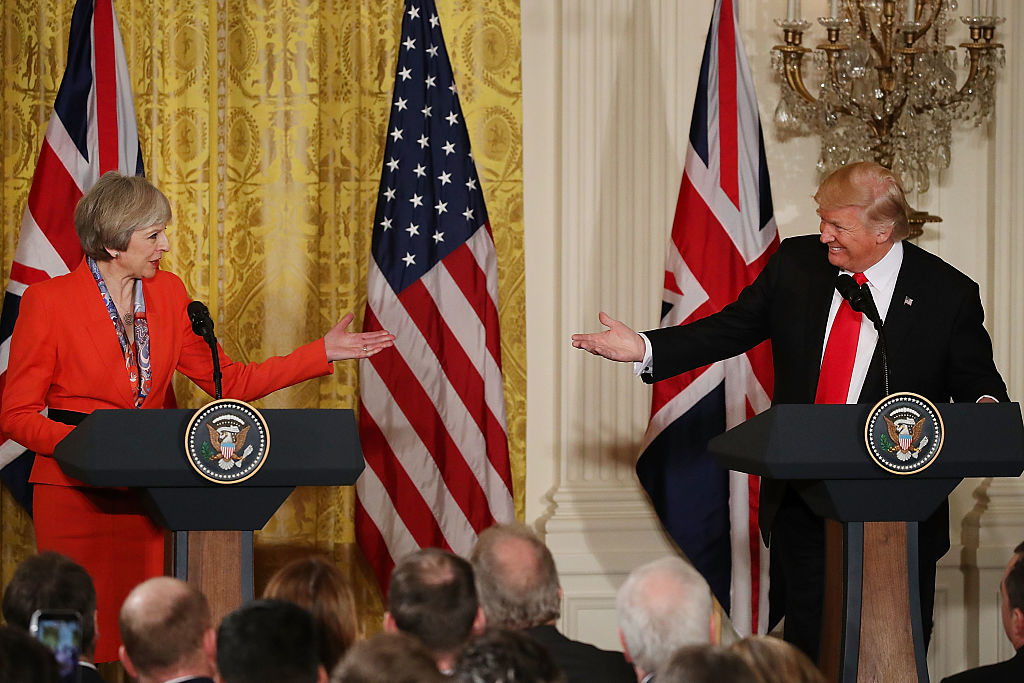 Theresa May and Donald Trump (Getty Images)