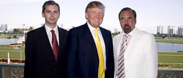 Sergei Millian (left); Donald Trump (center); Jorge Perez (right) (via Facebook)