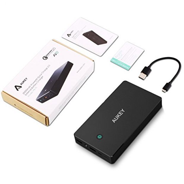 Normally $38, this portable charger is 42 percent off with this code (Photo via Amazon)