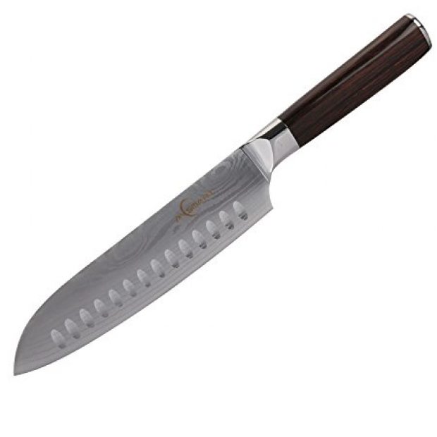 Normally $26, this Santoku knife is 67 percent off for the next hour (Photo via Amazon)