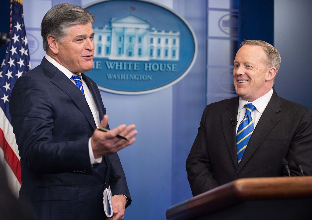 Sean Hannity, Sean Spicer (Getty Images)