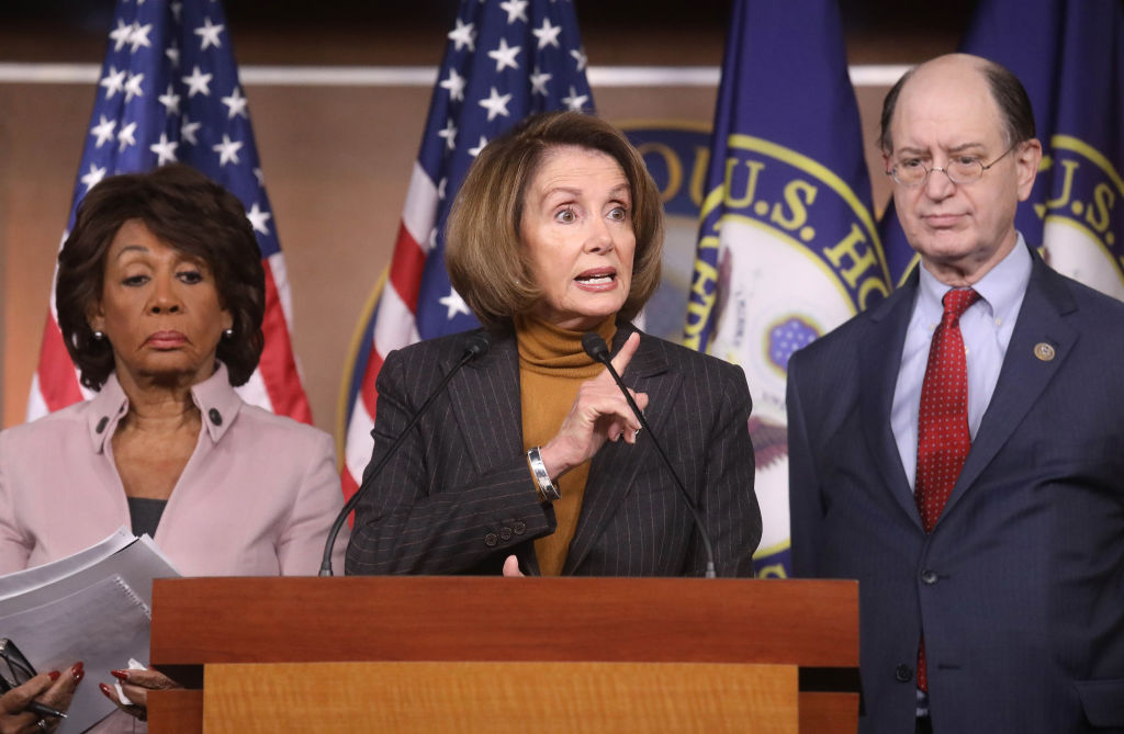 Maxine Waters, Nancy Pelosi, Brad Sherman (Getty Images)