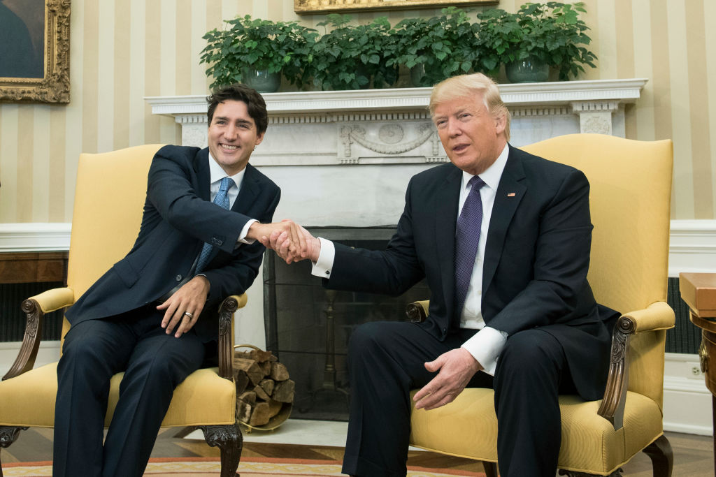 Justin Trudeau, Donald Trump (Getty Images)