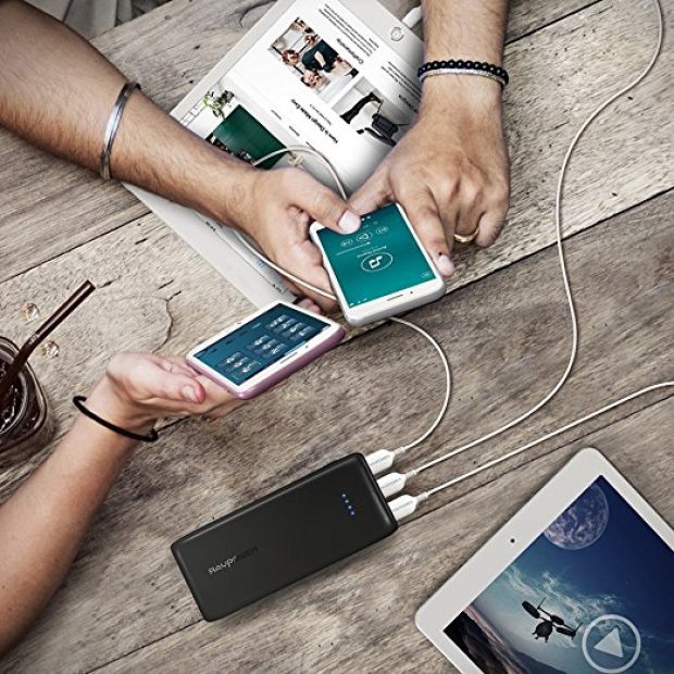 Everyone can charge their devices at once (Photo via Amazon)
