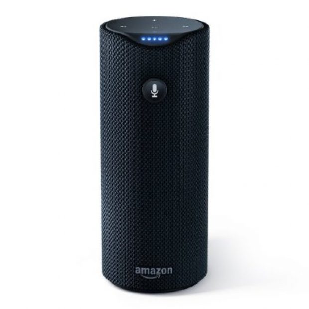 The Amazon Tap can be had for $130 or for 5 monthly payments of $26 (Photo via Amazon)