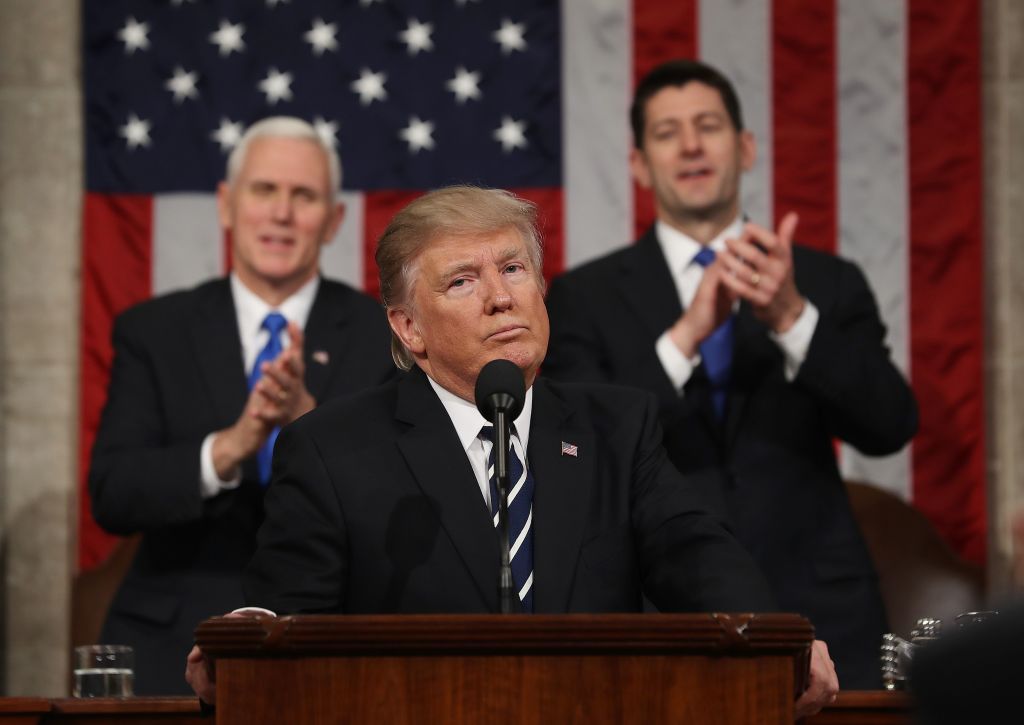Mike Pence, Donald Trump, Paul Ryan (Getty Images)