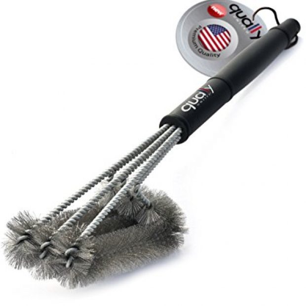 Normally $40, this grill brush is 65 percent off (Photo via Amazon)