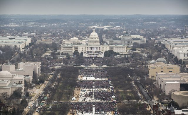The Official Photos Of The Crowd Size At President Trumps Inauguration