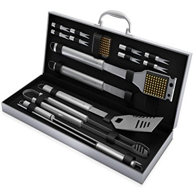 Normally $87, this BBQ grill set is 71 percent off right now (Photo via Amazon)