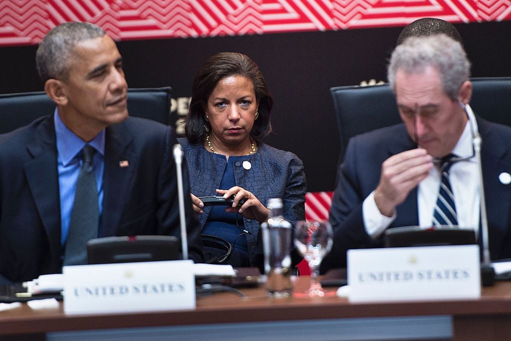 Barack Obama, Susan Rice, Michael Froman (Getty Images)