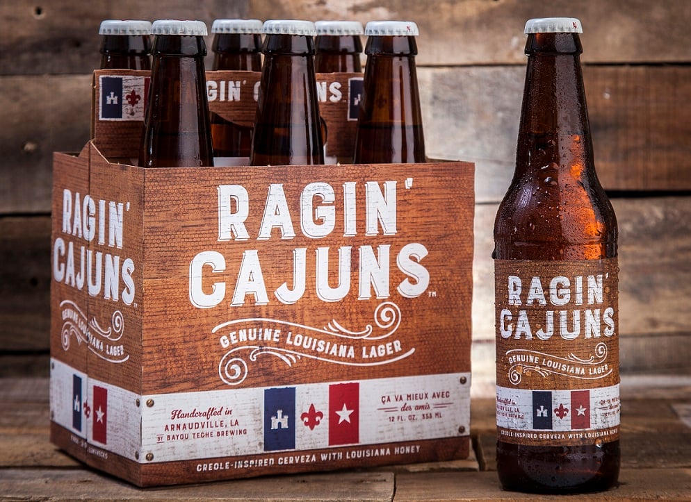 Ragin Cajuns courtesy of Bayou Teche Brewing