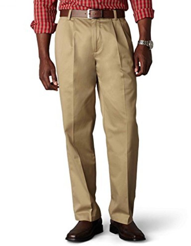 Normally $58, this pair of khakis is 59 percent off today. It is available in 6 different colors (Photo via Amazon)