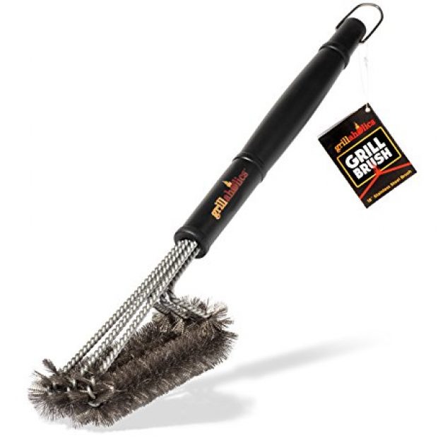 Normally $30, this grill brush is 53 percent off (Photo via Amazon)