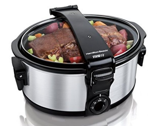 Normally $63, this slow cooker is 60 percent off (Photo via Amazon)