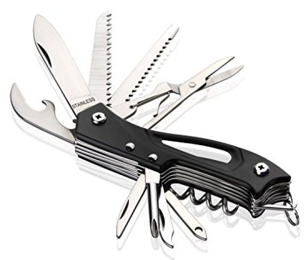 Normally $39, this multitool pocket knife is 59 percent off (Photo via Amazon)