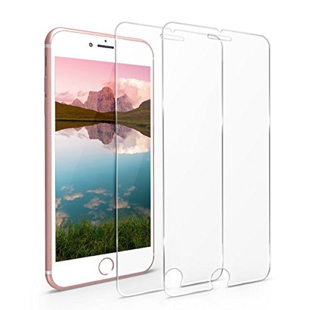 Normally $26, this 2-pack of iPhone screen protectors is 86 percent off with this code (Photo via Amazon)