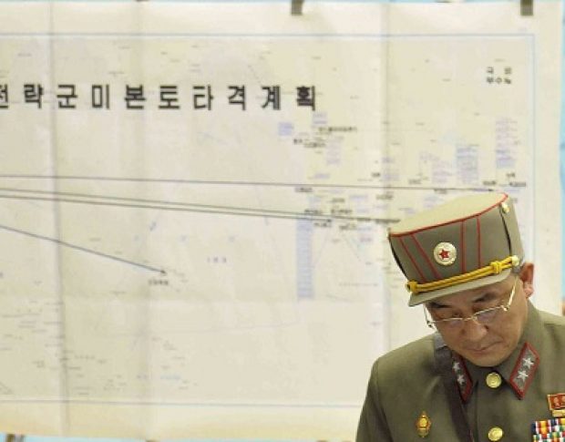 Map from the meeting (Reuters via KCNA)