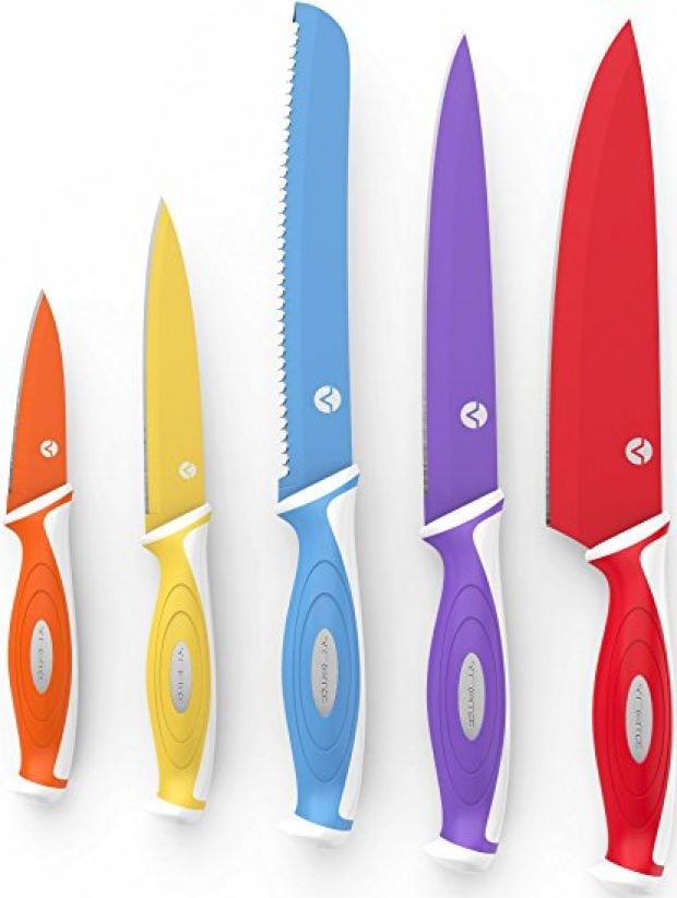 Normally $50, this knife set is 64 percent off right now (Photo via Amazon)