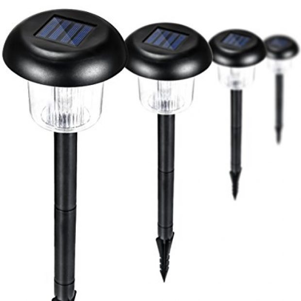 Normally $41, this 4-pack of garden lights is 63 percent off with this exclusive code (Photo via Amazon)