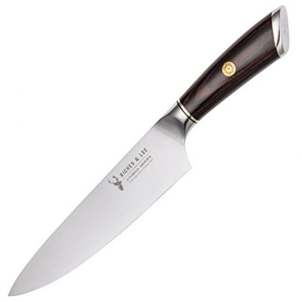 Normally $100, this chef knife is 72 percent off (Photo via Amazon)