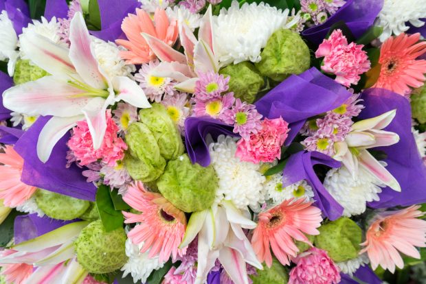 Lillies, roses and chrysanthemum make for great Mother's Day Flowers (Photo via Shutterstock)