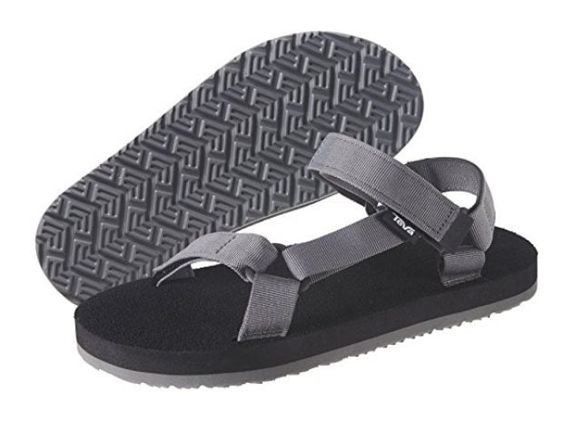 Normally $40, these men's Tevas are 37 percent off. They are available in both black and grey (Photo via Amazon)