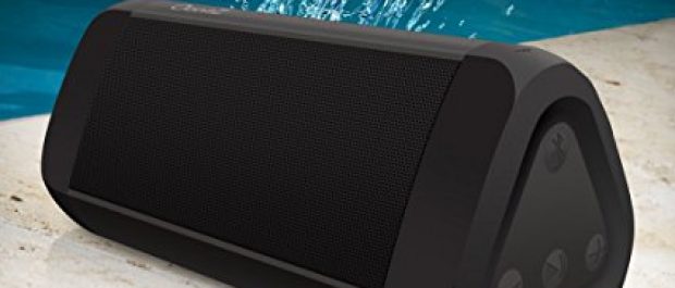 Water resistant, this speaker is perfect for beach, poolside or shower (Photo via Amazon)
